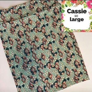 New Lularoe Large Cassie Skirt L